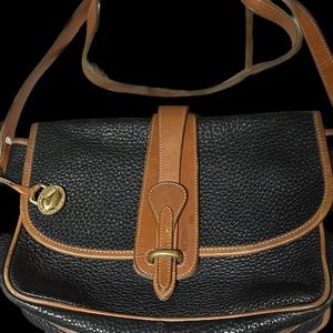Dooney & Bourke Black Leather Crossbody VINTAGE